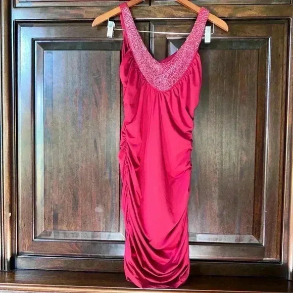 ICU Y2K Style Formal Dress / Size M / Red - Picture 1 of 11